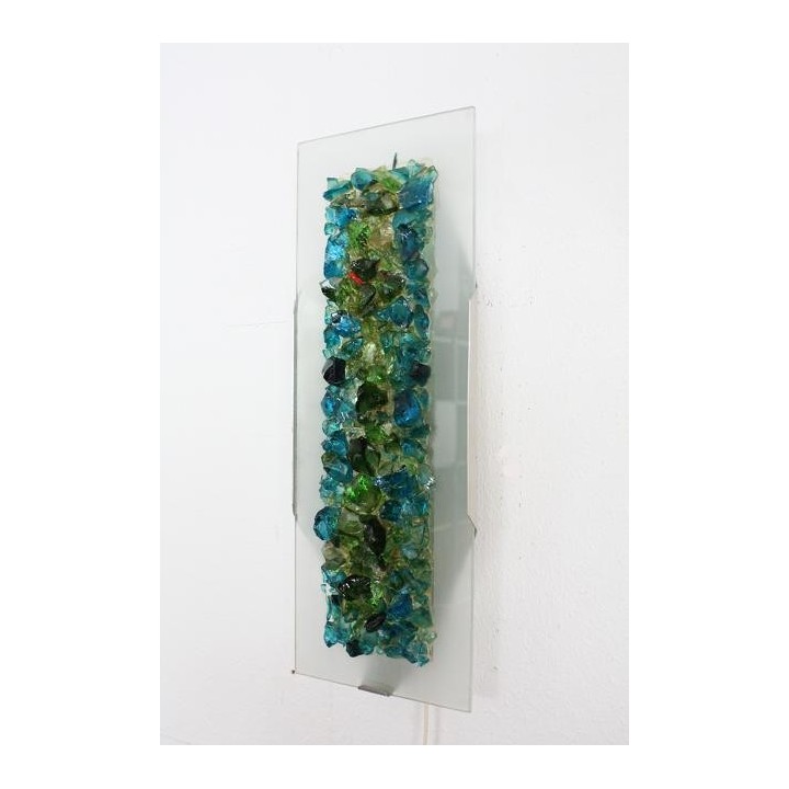 Wall lamp with pieces of glass - Retro Studio
