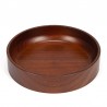 Teak vintage low model salad bowl