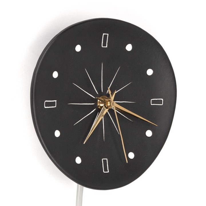Small vintage ceramic wall clock