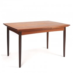 Small model vintage Danish teak extendable dining table