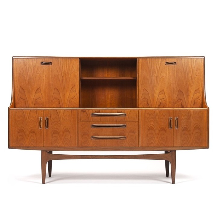 Groot Gplan vintage dressoir ontwerp Victor Wilkins