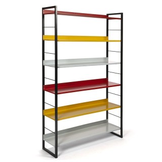 Dutch vintage bookcase design A.D. Dekker for Tomado