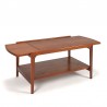 Teak Danish vintage coffee table with extra top