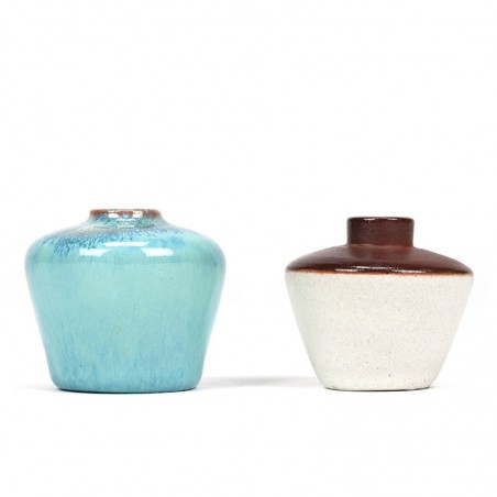 Set of 2 vintage miniature vases