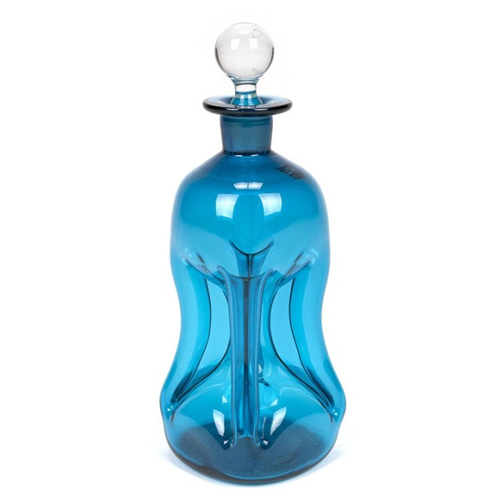 Vintage Holmegaard Kluk kluk karaf ontwerp J.E. Bang