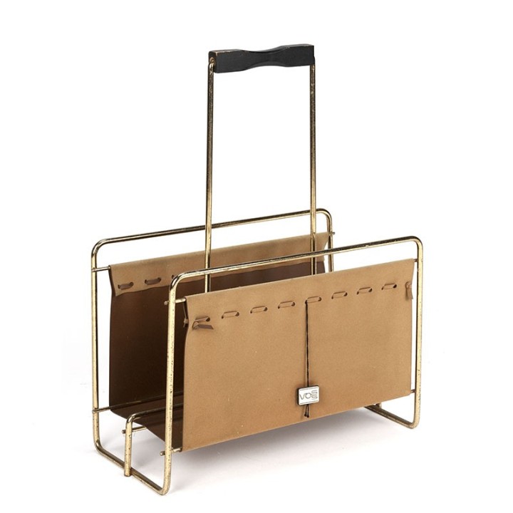 Vintage magazine rack from the seventies