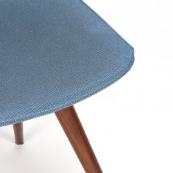Blue vintage G.J.van Os dining table chair