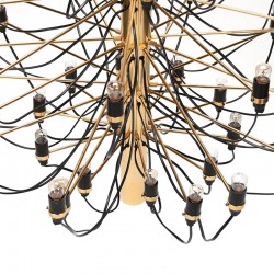 Italian vintage chandelier model 2097/50 design Gino Sarfatti