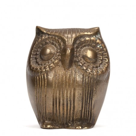 Small 1960s vintage sculpture of an owl