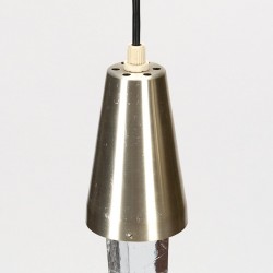 Set of vintage icicle pendant lamps design Atelje Engberg