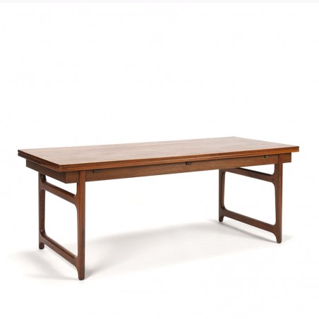 Vintage rosewood coffee table design Edmund Jørgensen