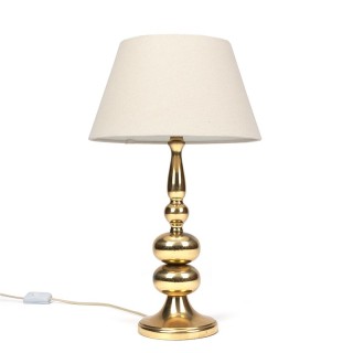 Vintage Danish brass table lamp from Frandsen
