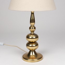 Vintage Danish brass table lamp from Frandsen