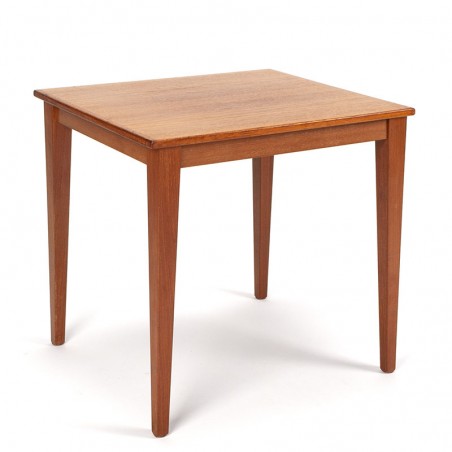 Small model vintage Danish side table in teak