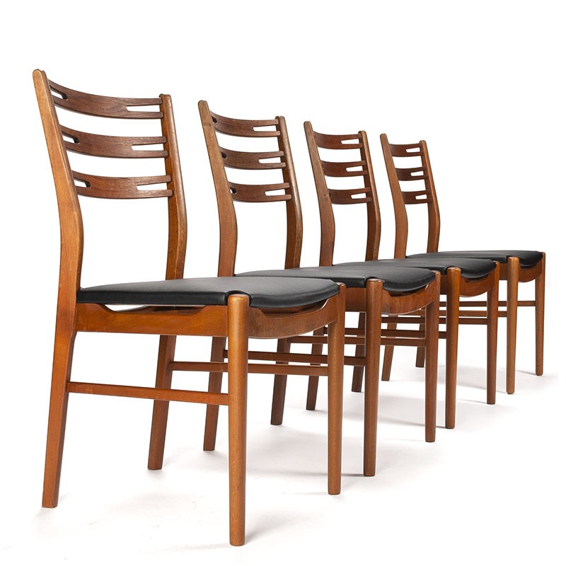 Set van 4 vintage Farstrup stoelen