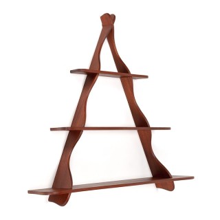 Teak vintage Danish wall rack / spice rack