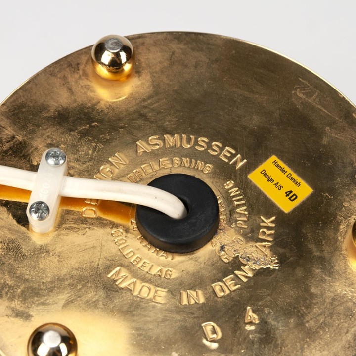 H. Asmussen vintage Danish design table lamp