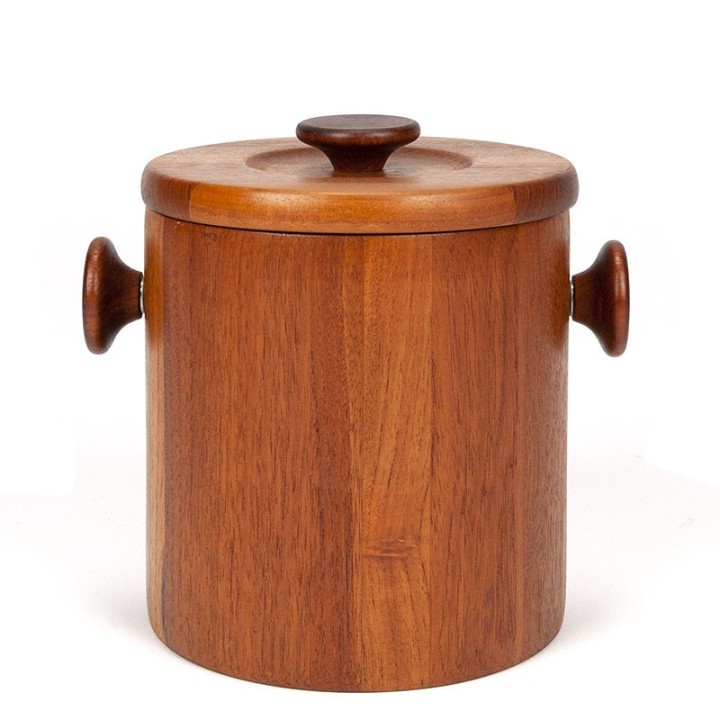 Danish teak vintage ice bucket by Digsmed