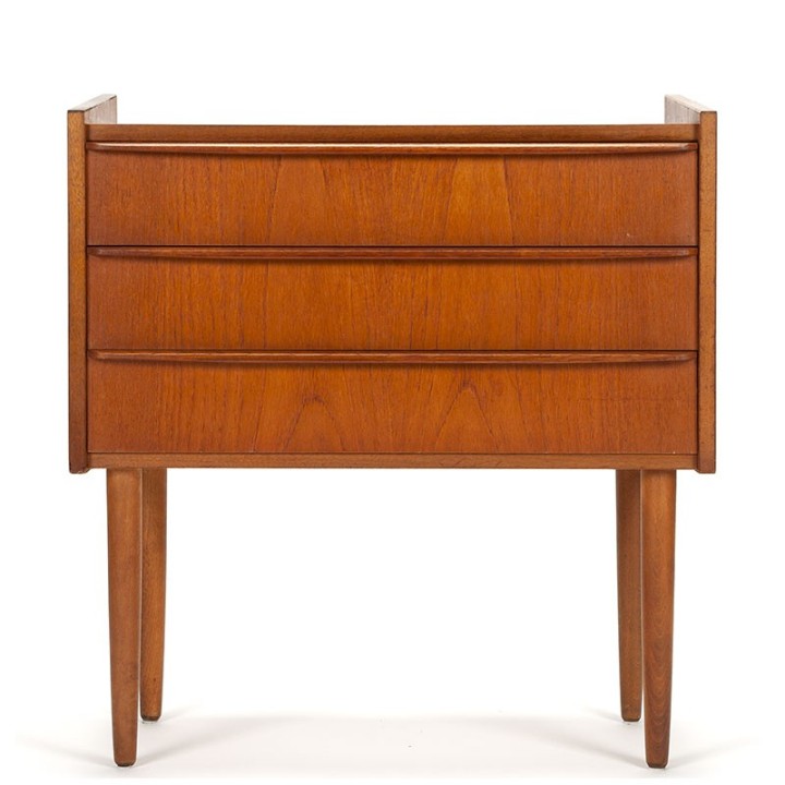 Mid-Century Deens vintage ladekastje in teak