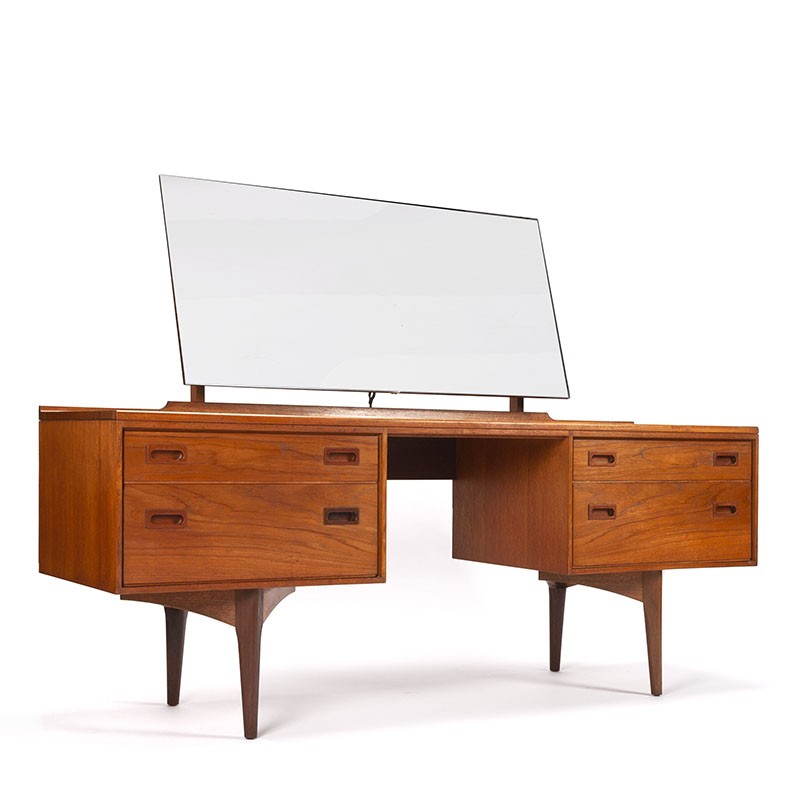 Teak vintage Mid-Century dressing table by Lucas Furniture