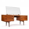 Teakhouten vintage Mid-Century kaptafel van Lucas Furniture
