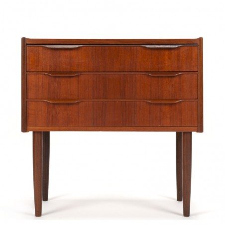Danish small model chest of drawers / hallway furniture in teak