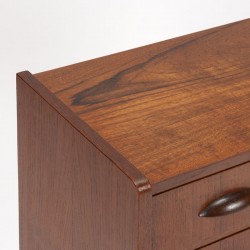 Teak Danish small Mid-Century chest of drawers or hallway