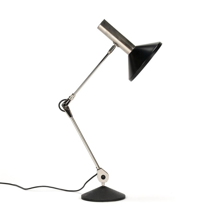 Large vintage table lamp sixties in industrial style