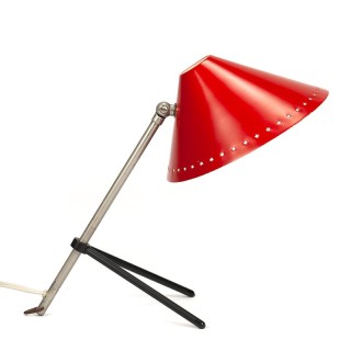 Vintage Pinokkio lamp ontwerp H.Th. A Busquets voor Hala Zeist