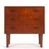 Luxury small model vintage Danish chest of drawers