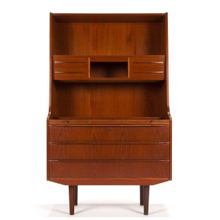 Mid-Century Danish vintage teak secretary