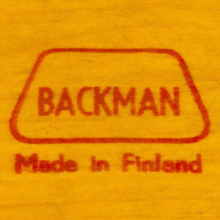 Vintage beuken dienblad van Bachman Finland