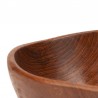 Vintage bowl in teak with organic shape