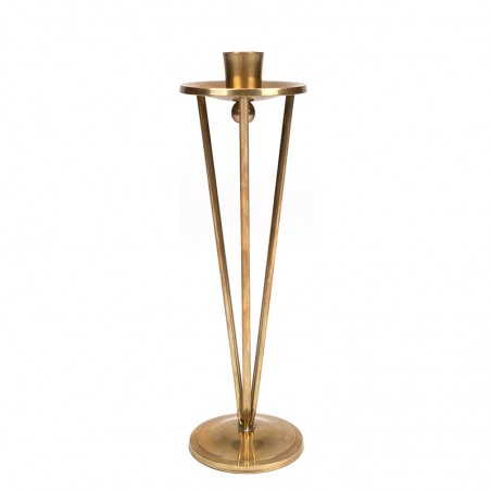 Brass Danish vintage candlestick
