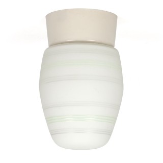 Plafonnière vintage jaren vijftig glas