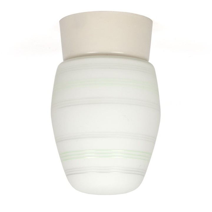 Plafonnière vintage jaren vijftig glas