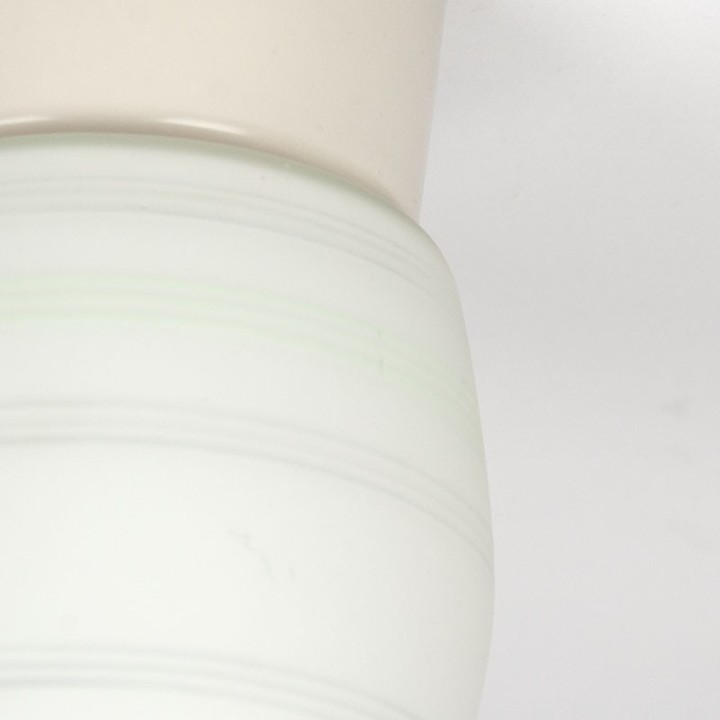 Plafonnière vintage jaren vijftig glas