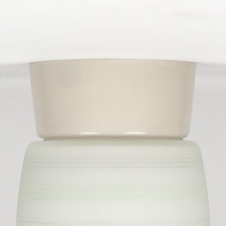 Plafonnière vintage jaren vijftig glas