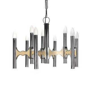 Groot model vintage Gaetano Sciolari hanglamp