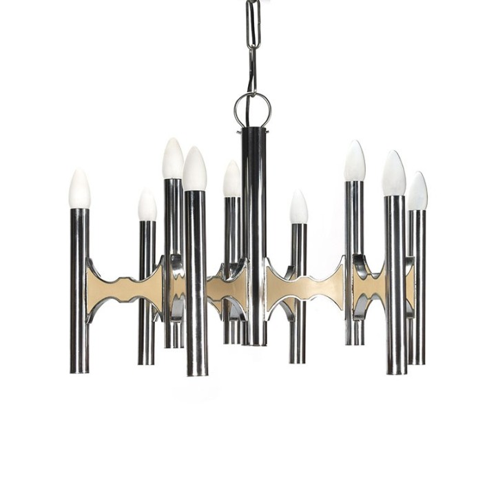 Groot model vintage Gaetano Sciolari hanglamp