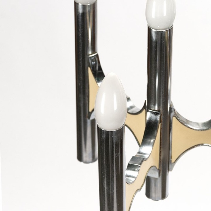 Large model vintage Gaetano Sciolari hanging lamp