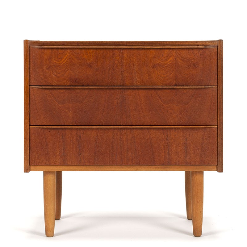 Mid-Century Danish vintage teak chest of drawers