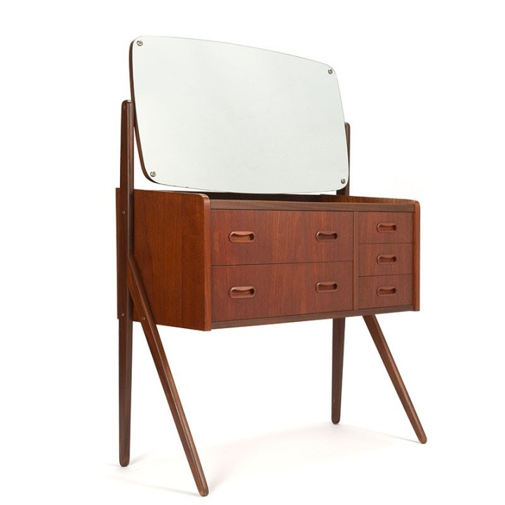 Danish dressing table vintage fifties in teak