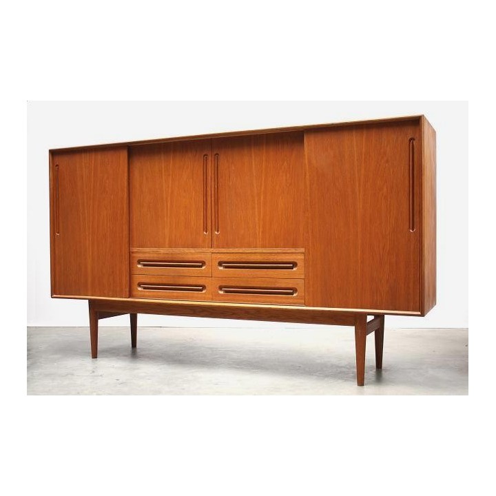Sideboard in light-coloured teak - Retro Studio
