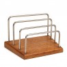 Oak Danish vintage letter holder