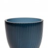 Blue glass vintage Scandinavian vase