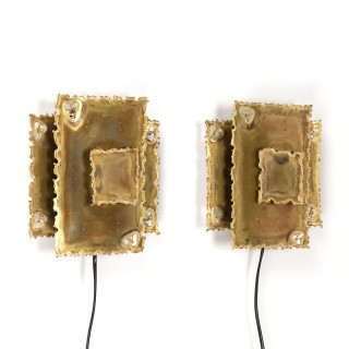 Set of vintage wall lamps by Holm Sørensen & Co model 5202