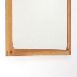 Eiken vintage spiegel model 166 ontwerp Kai Kristiansen voor