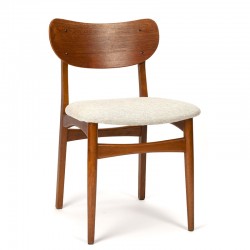 Teak dining table chair vintage Danish model