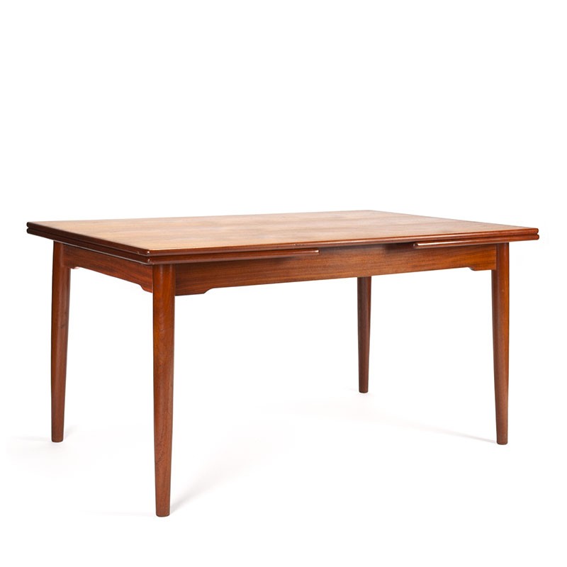 Danish teak extendable dining table vintage model